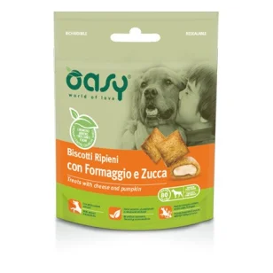 Oasy Biscotti Ripieni (Formaggio e Zucca)