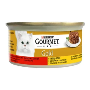 Purina Gourmet Gold Intrecci di Gusto con Pollo e Manzo