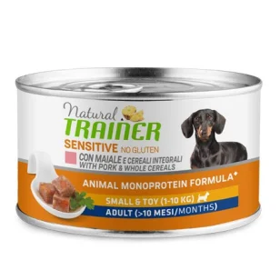 Natural Trainer Sensitive Small & Toy Adult umido (maiale)