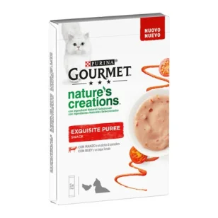 Purina Gourmet Nature's Creations Exquisite Puree con manzo