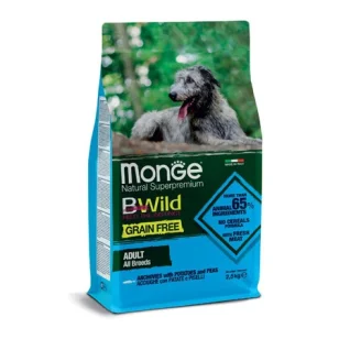 Monge BWild Grain Free All Breeds (acciughe, patate e piselli)