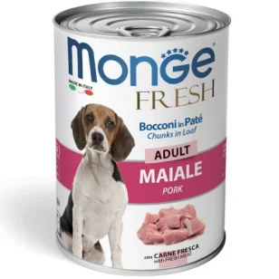 Monge Fresh Bocconi in Paté con Maiale