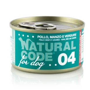 Natural Code for dogs 04 (pollo, manzo e verdure)