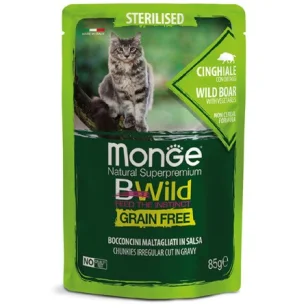 Monge BWild Grain Free Sterilised Bocconcini (Cinghiale)