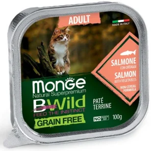 Monge BWild Grain Free Paté (Salmone)