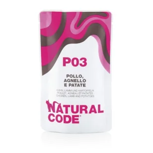 Natural Code P03 (pollo, agnello e patate)