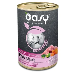 Oasy Grain-free Formula Adult Dog Umido (Maiale)