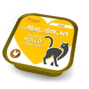 MonAmour Adult Paté per gatti con pollo e tacchino
