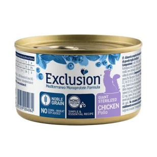 Exclusion Mediterraneo Giant Sterilized Cat Umido (Pollo)