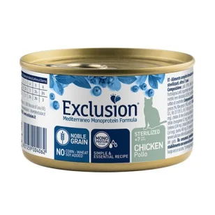 Exclusion Mediterraneo Sterilized +7 Cat Umido (Pollo)