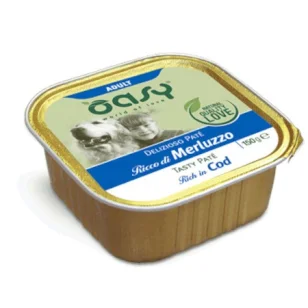 Oasy Delizioso Paté Adult Dog al Merluzzo