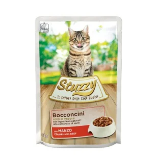 Stuzzy Bocconcini per Gatti Manzo
