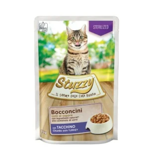 Stuzzy Bocconcini per Gatti Sterilizzati con Tacchino