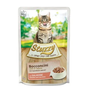 Stuzzy Bocconcini per Gatti Adulti (Salmone)