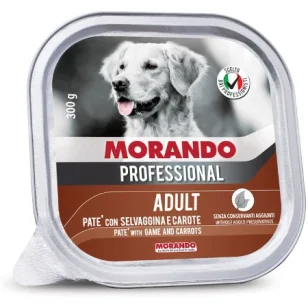 Morando Professional Adult Paté Medium/Maxi (selvaggina e carote)