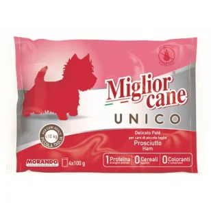 Miglior Cane Unico Delicato Paté Flowpack (prosciutto)