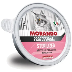 Morando Professional Sterilized Cat Mousse (prosciutto)