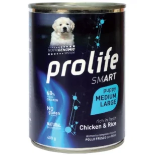 Prolife Smart Puppy Medium/Large Umido (Pollo)