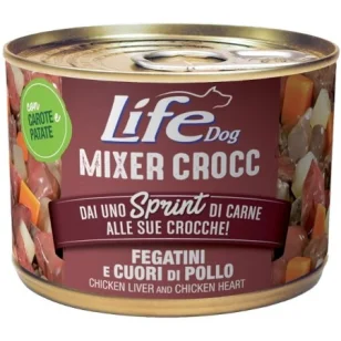 Life Natural Mixer Crocc (fegatini e cuore di pollo)
