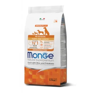 Monge Natural Superpremium All Breeds Puppy (anatra, riso e patate)