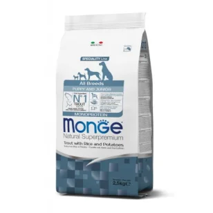 Monge Natural Superpremium All Breeds Puppy (trota, riso e patate)