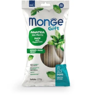 Monge Gift Dental Sticks Medium/Maxi Adult (Anatra e Menta)
