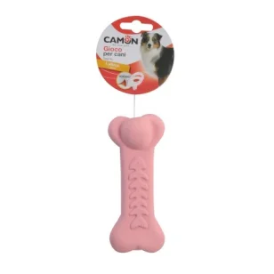 Camon Osso rosa in latex con squeaker