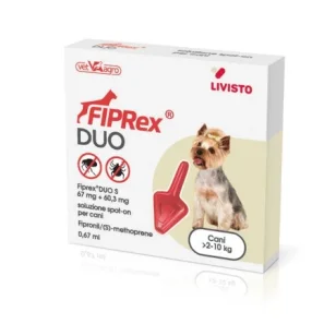 Levisto Fiprex Duo spot on per cani piccoli