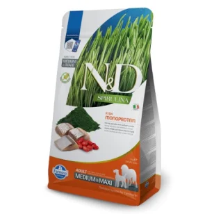 Farmina N&D Spirulina Medium/Maxi Canine (Aringa e Bacche di Goji)