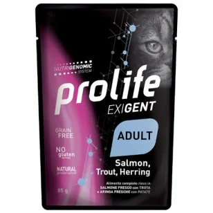 Prolife Exigent Adult Cat Umido (Salmone, Trota e Aringa)