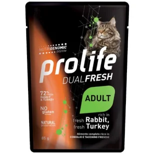 Prolife Dual Fresh Adult Cat Umido (Coniglio e Tacchino)