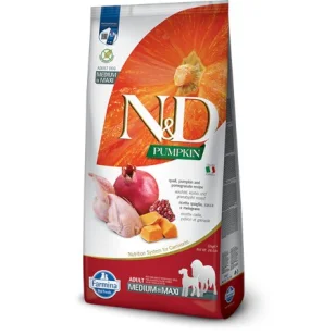 Farmina N&D Pumpkin Medium/Maxi canine (quaglia, zucca e melograno)