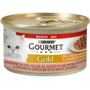 Purina Gourmet Gold Delizie in Salsa con Salmone