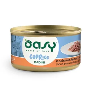 Oasy Caprice Dadini in Salsa con Salmone e Pollo
