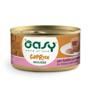 Oasy Caprice Mousse per Gattini con Salmone
