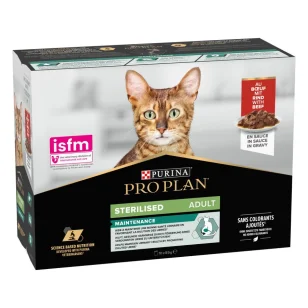 Purina Pro Plan Sterilised Adult Umido in salsa (manzo)