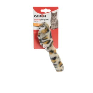 Camon Topolino maculato in poliestere con catnip