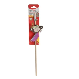 Camon Cannetta in legno indiani con catnip e campanello