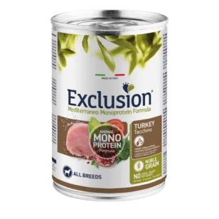 Exclusion Mediterraneo Monoprotein Noble Grain Adult (tacchino)