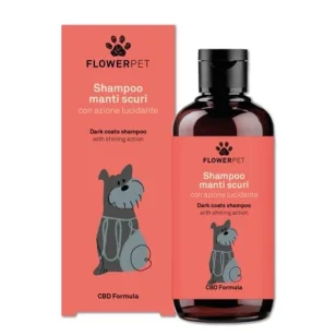 Flower Pet Shampoo per manti scuri