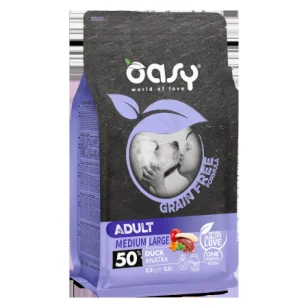 Oasy Adult Dog Grain Free Medium/Large (anatra)