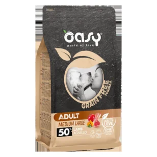 Oasy Adult Dog Grain Free Medium/Large (Agnello)
