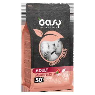 Oasy Adult Dog Grain Free Medium/Large (Tacchino)