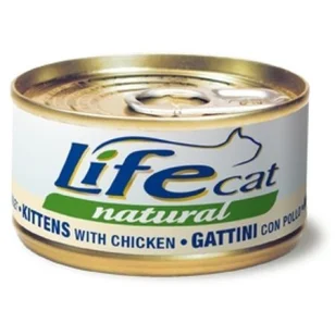 Life Natural Cat Natural in lattina kitten (pollo)