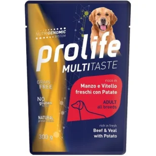Prolife Multitaste Adult Dog (Manzo, Vitello e Patate)