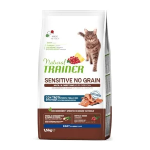 Natural Trainer Sensitive No Grain Adult Feline (Trota)