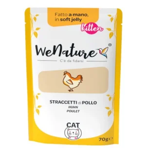 WeNature Kitten straccetti di pollo in bustina in jelly