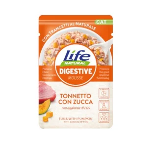 Life Natural Natural digestive mousse in bustina (tonnetto con zucca)