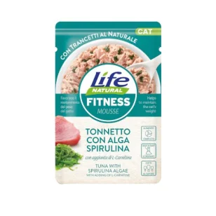 Life Natural Natural fitness mousse in bustina (tonnetto con alga spirulina)