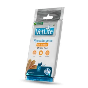 Farmina Vet Life Dental Treat Hypoallergenic Mini (Pesce e Patate)